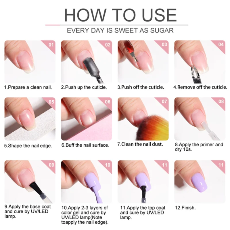 Gel Nail Polish Set 120 Colors Spu952866737359 5