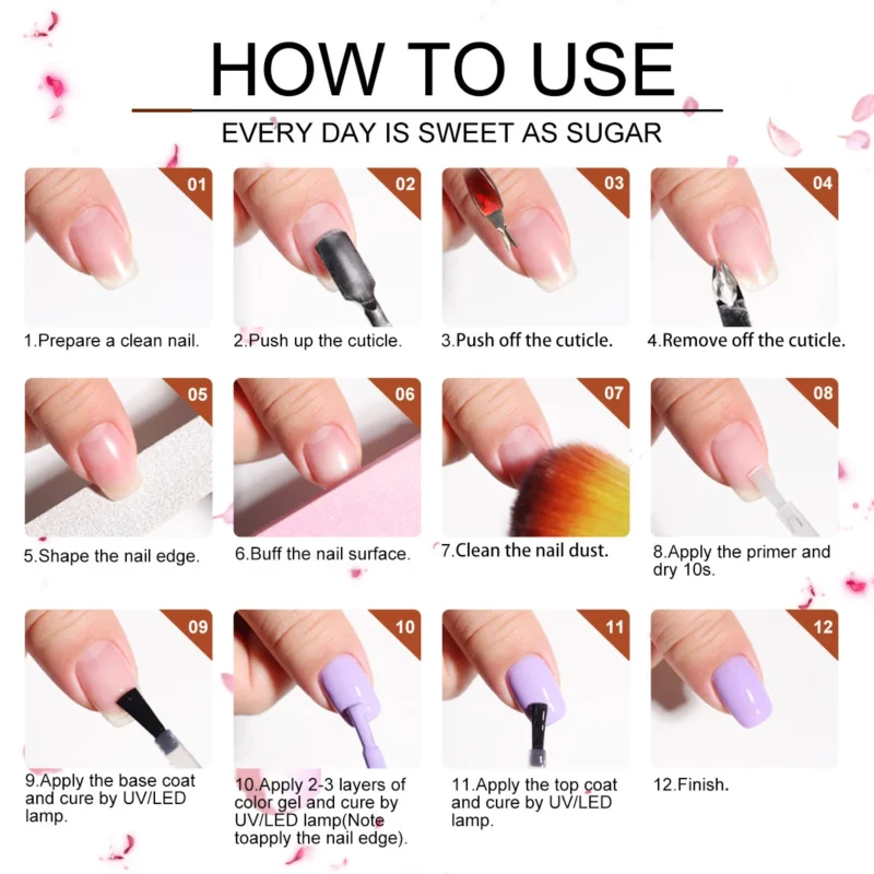 Gel Nail Polish Set 13 Colors Spu895772766941 3