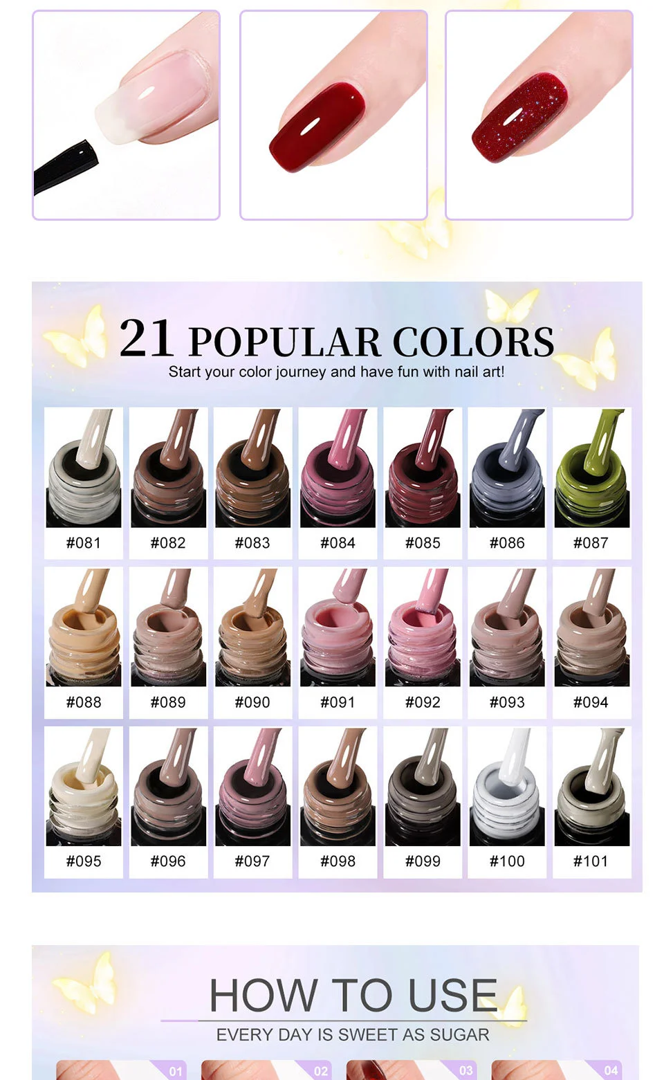 gel nail polish set 24 colors limegirl spu808409214116 desc 4