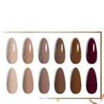 Gel Nail Polish Set Brown Coffee Series 6pcs Spu941581217190 5