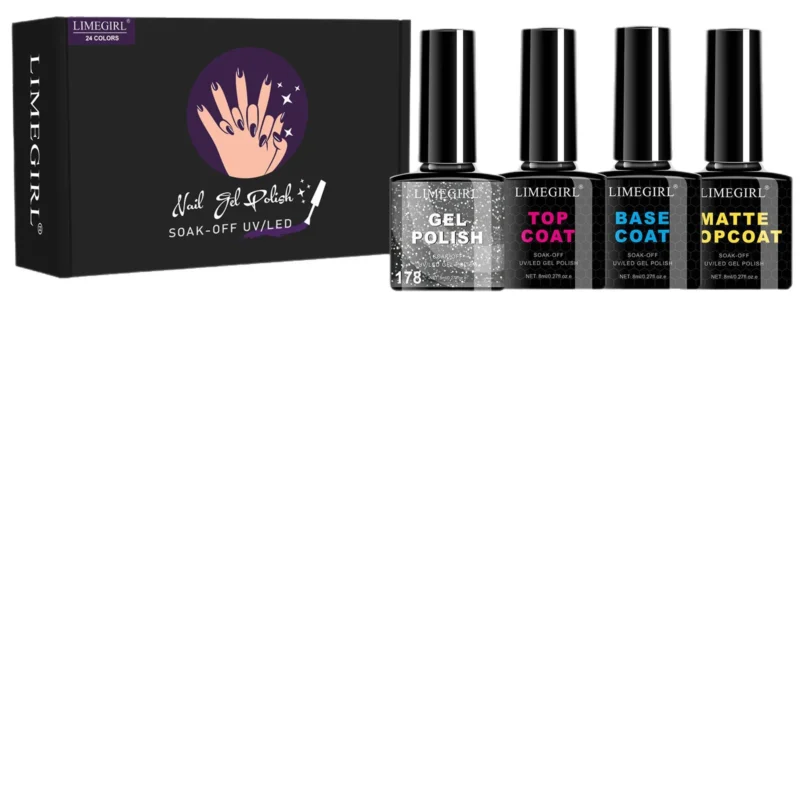 Gel Nail Polish Set Limegirl 24 Colors Spu999537809136 6
