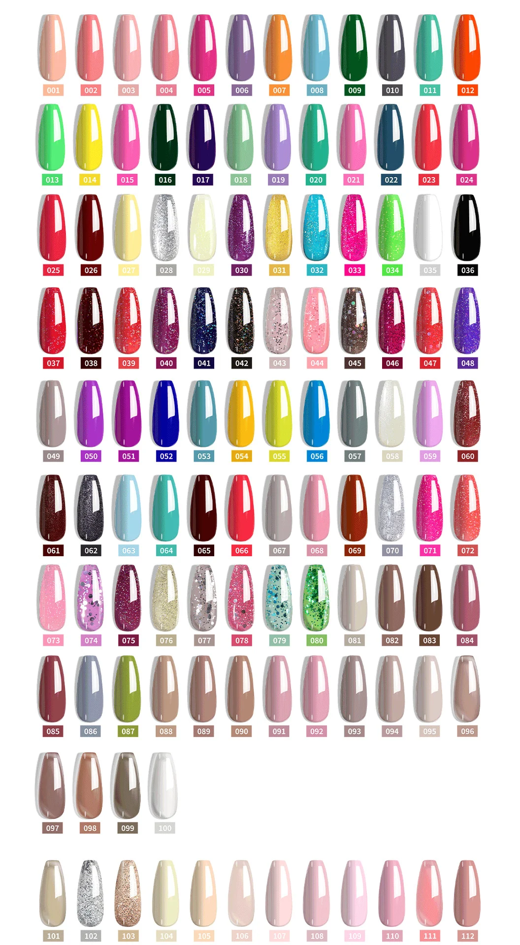 Gel Nail Polish Set - LIMEGIRL 12Pcs UV LED Soak Off Nail Art Kit with Base and Top Coat for Long-Lasting Manicure 8 gel nail polish set limegirl spu848620969933 desc 8