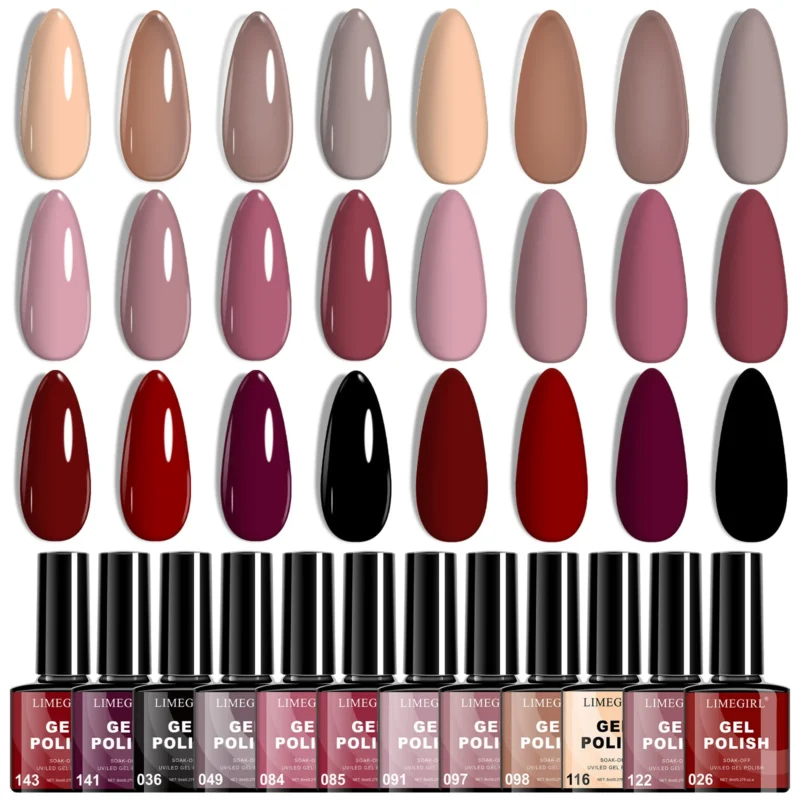 Gel Nail Polish Set Limegirl Spu997803634611 5