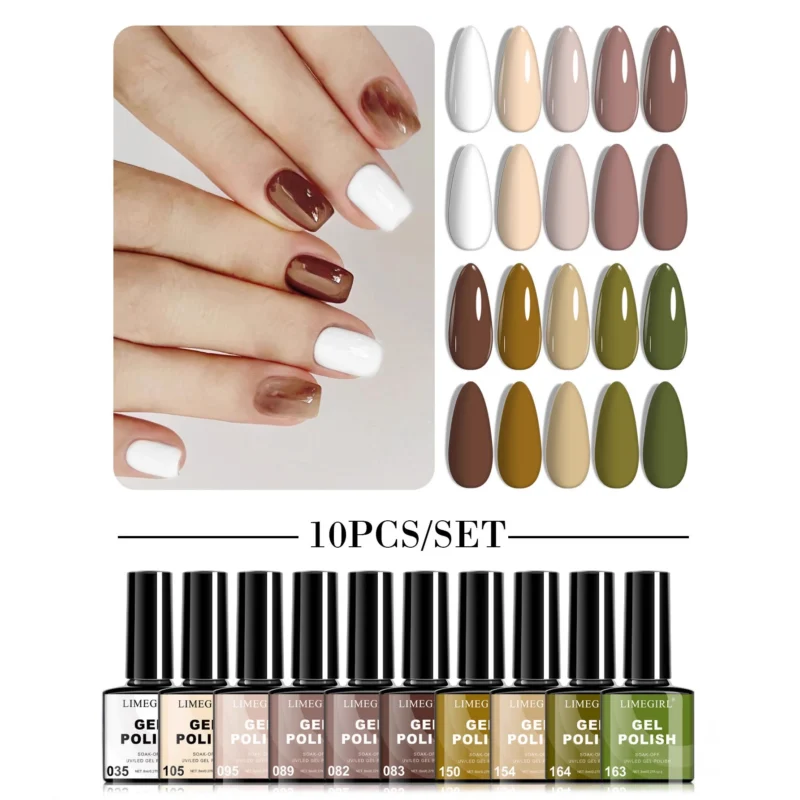 Gel Nail Polish Set Limegirl Spu999365943952 3