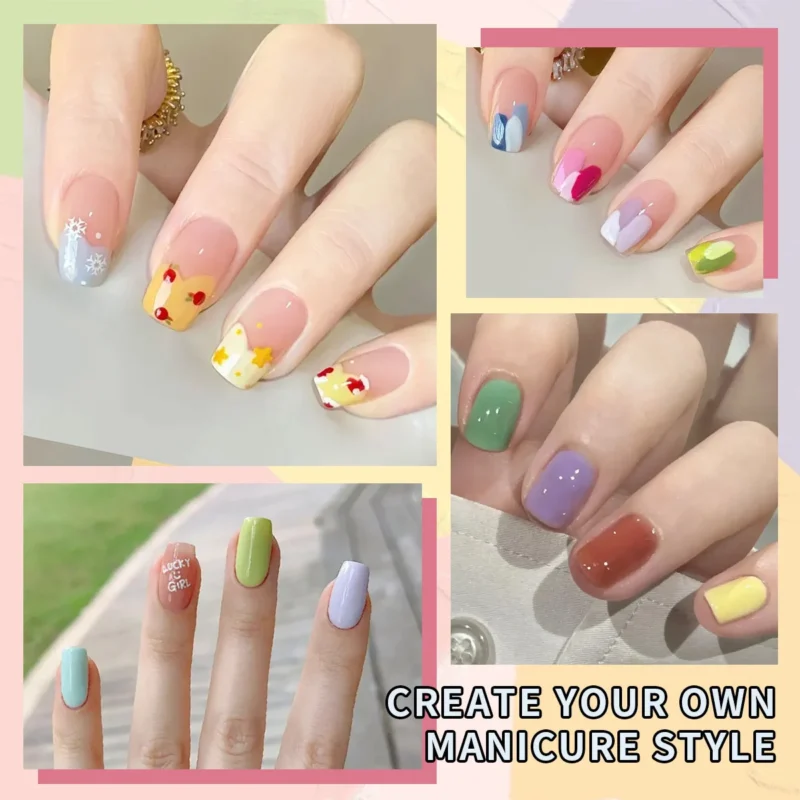 Gel Nail Polish Set Macaron Limegirl Spu998816551680 4