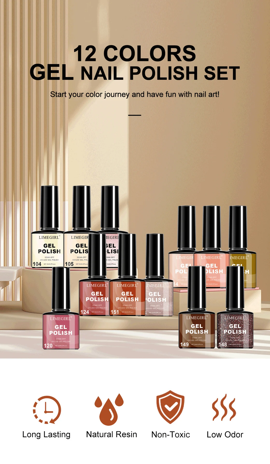 gel polish set 12 colors uv led spu848365670424 desc 1