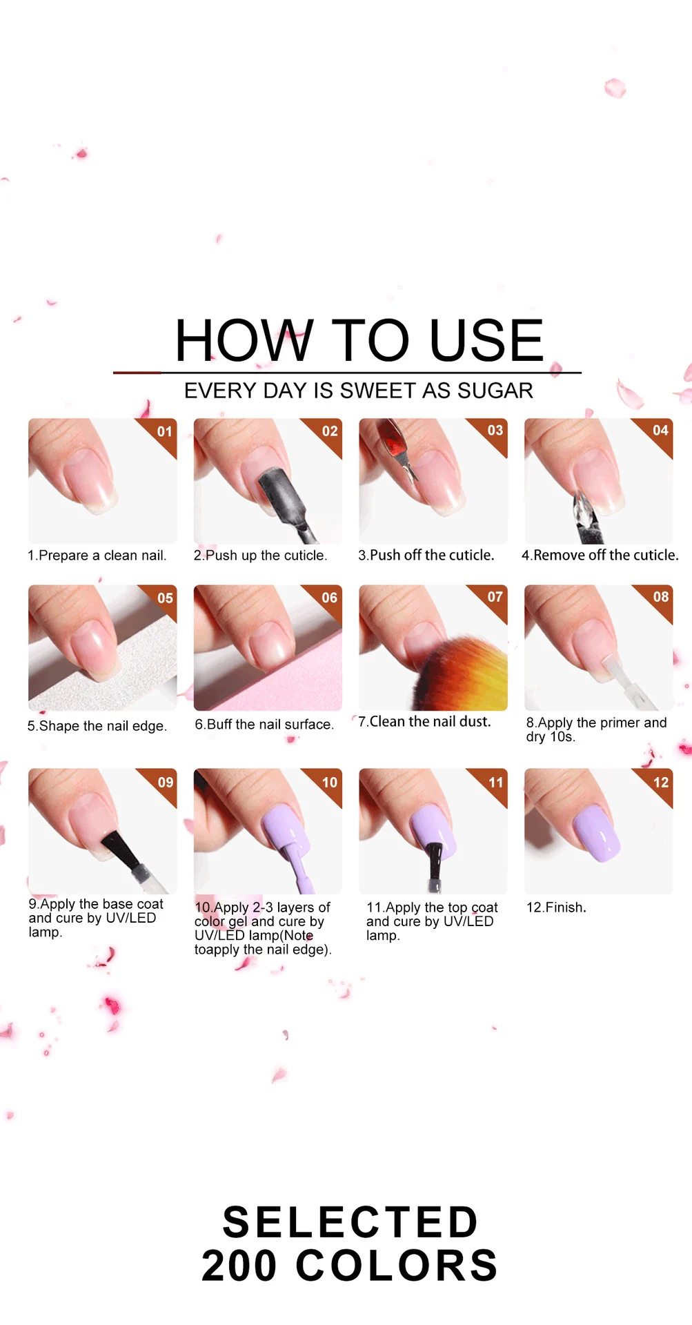 gel polish set 12 colors uv led spu848365670424 desc 7