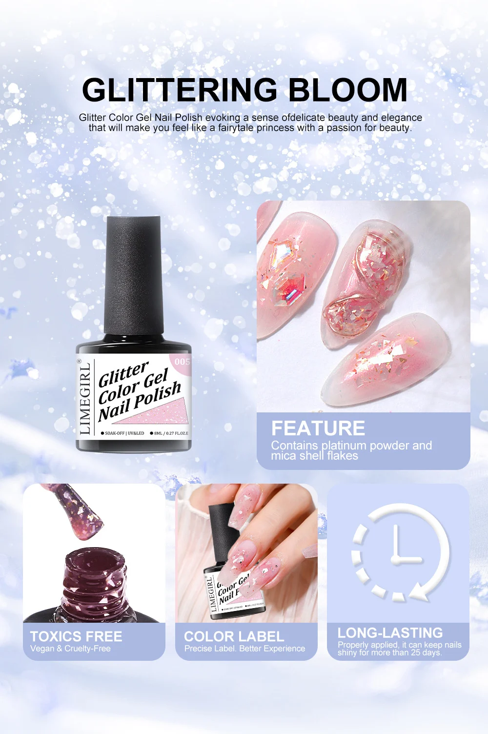 glitter gel nail polish set 9 colors spu996866134942 desc 21