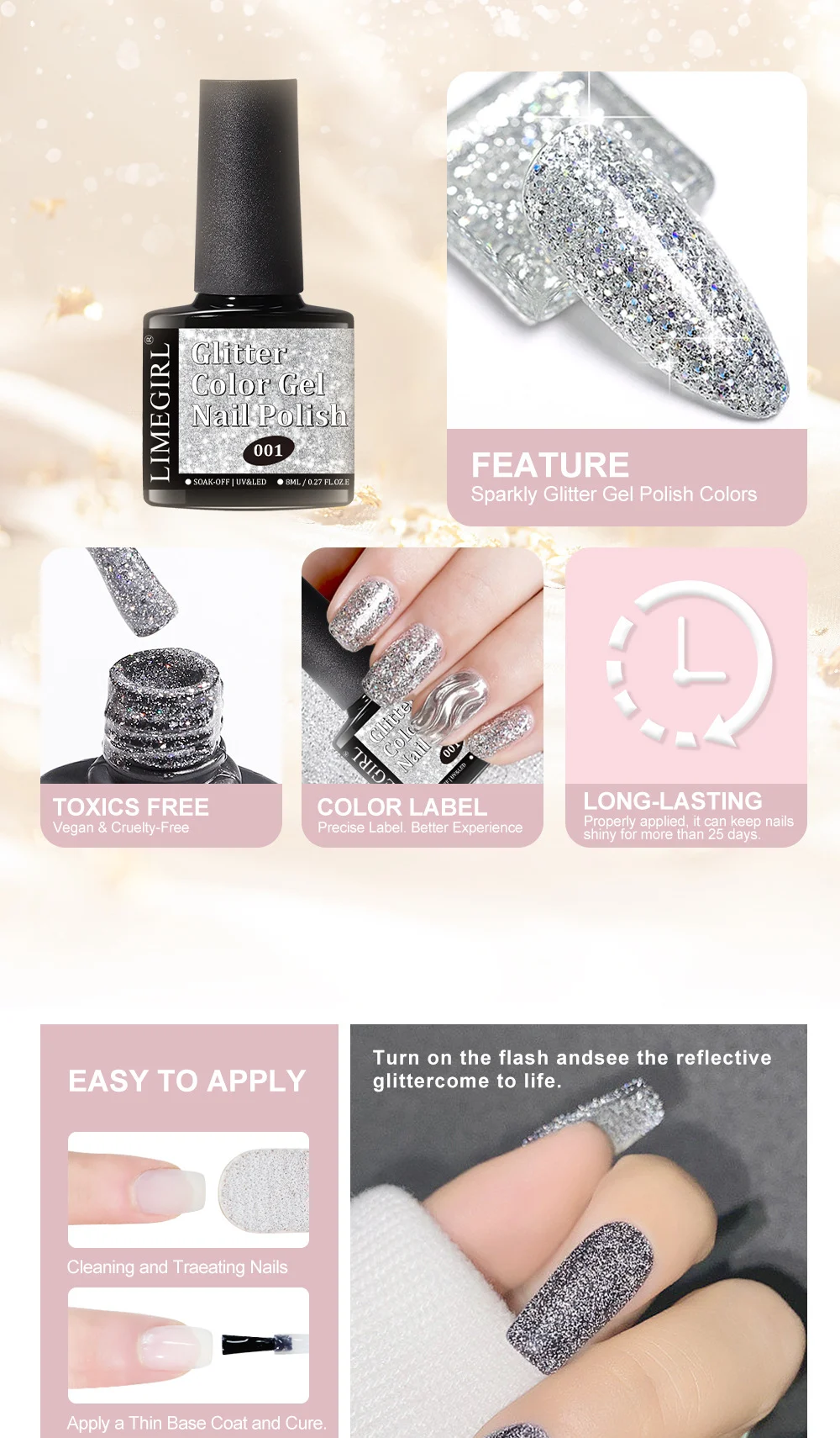 glitter gel nail polish set 9 colors spu996866134942 desc 5