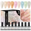 9-Color Mica Shell Gel Set with Box
