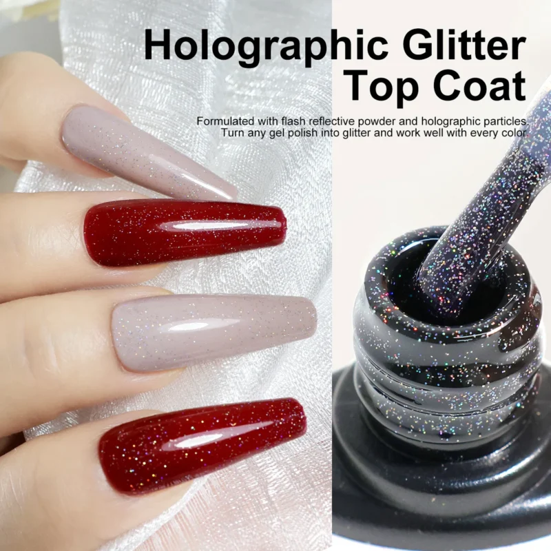 Glitter Top Coat Gel Nail Polish Spu996493479116 3