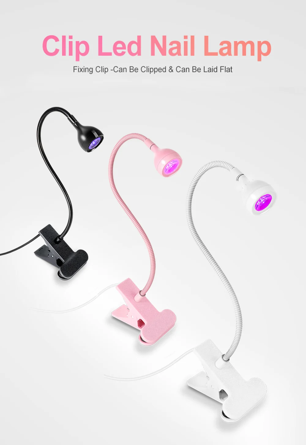 gooseneck led nail lamp portable uv clip spu965168056244 desc 1