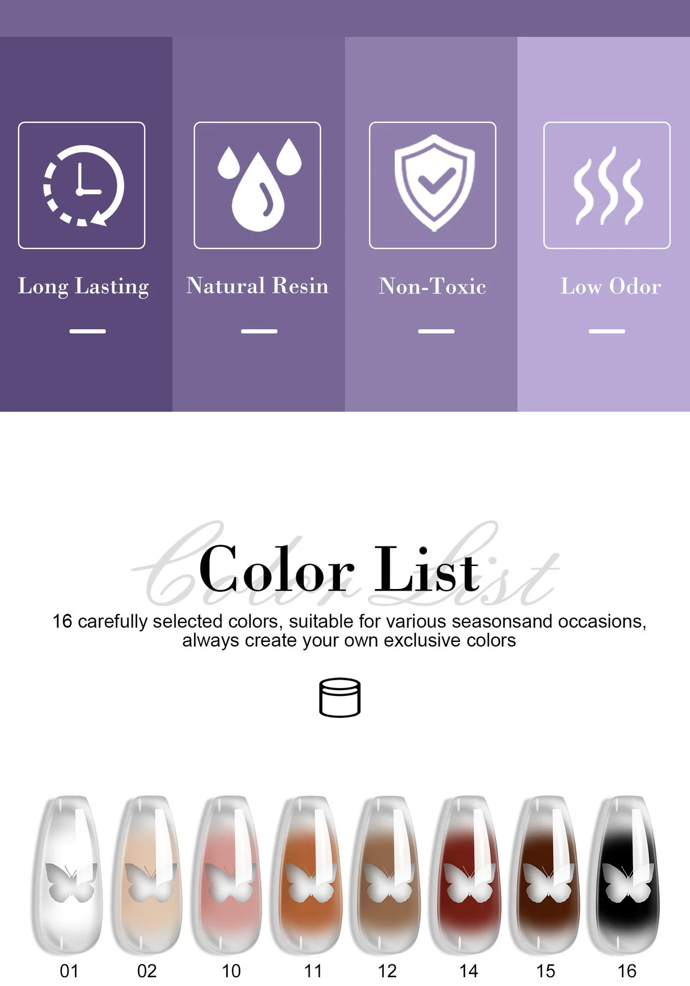 Gradient Painting Gel for Ombre Nail Art - Limegirl High Saturation Thick Patting UV Gel Polish 2 gradient painting gel ombre nail art spu948993878033 desc 2