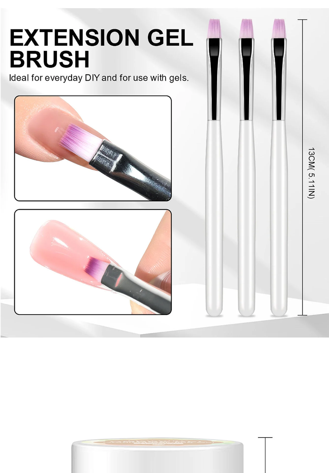 Gradient Painting Gel for Ombre Nail Art - Limegirl High Saturation Thick Patting UV Gel Polish 6 gradient painting gel ombre nail art spu948993878033 desc 6