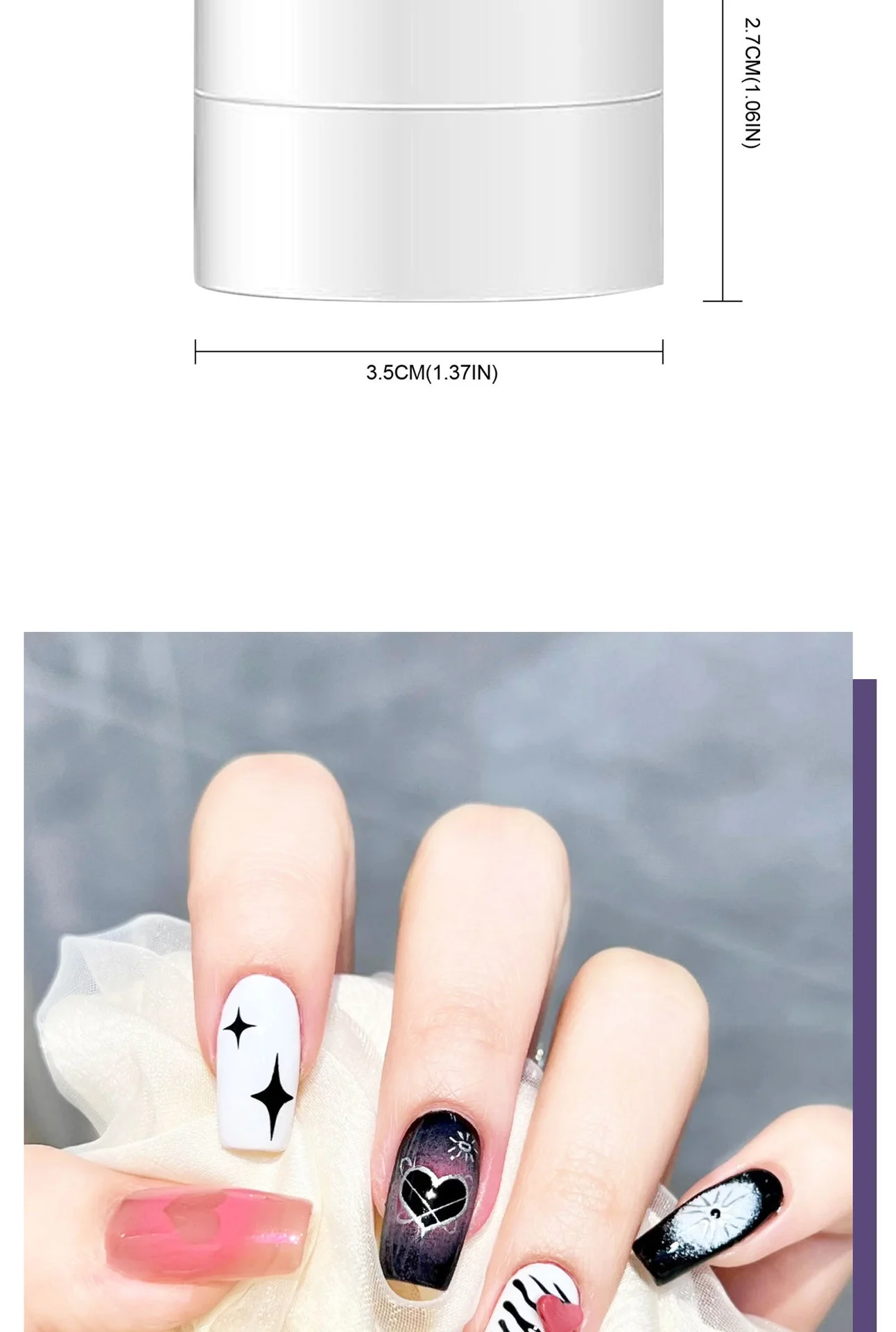 Gradient Painting Gel for Ombre Nail Art - Limegirl High Saturation Thick Patting UV Gel Polish 7 gradient painting gel ombre nail art spu948993878033 desc 7