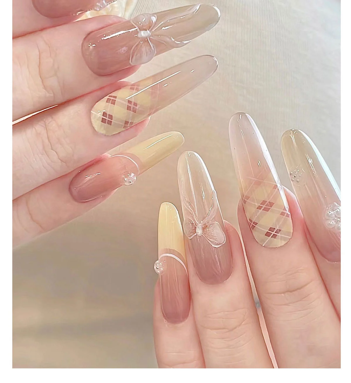 Gradient Painting Gel Set 9-Color Solid Nail Art Palette for Ombre and Aura Nails 10 gradient painting gel set ombre nail art spu921053680032 desc 10