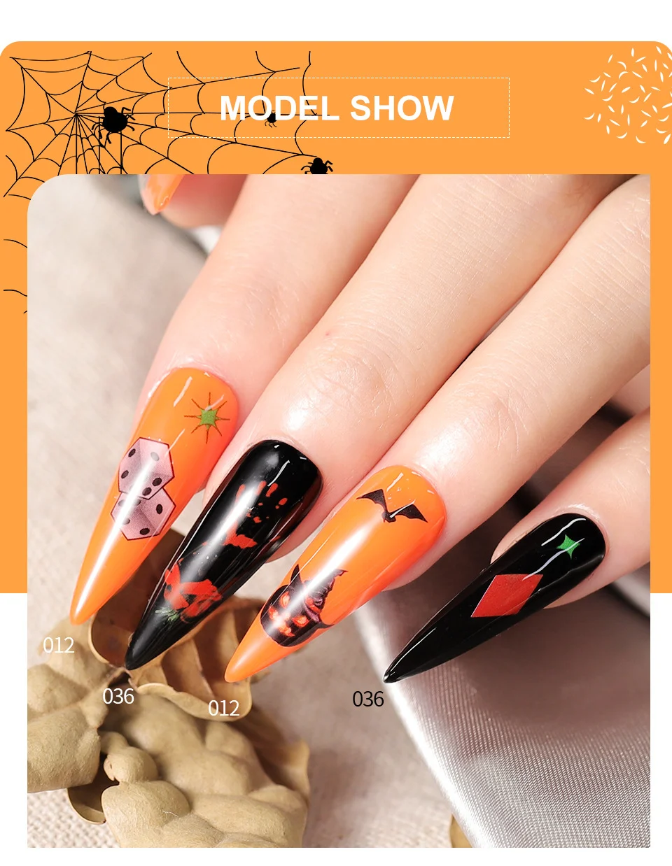 halloween nail art kit gel polish set spu729944692390 desc 7