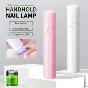 Handheld Nail Lamp UV LED Portable Mini Nail Dryer for Fast Curing Rechargeable