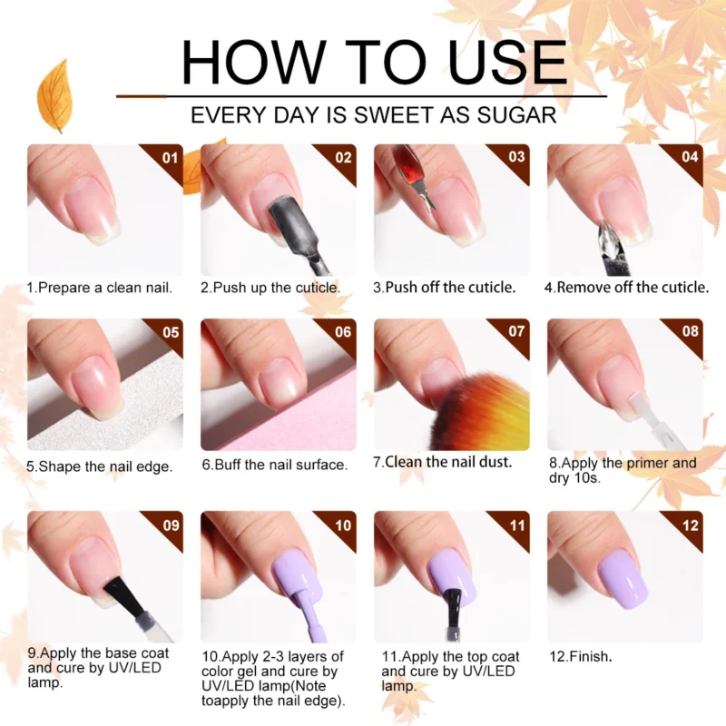 Led Nail Lamp 54w Uv Gel Kit Spu846834283828 4