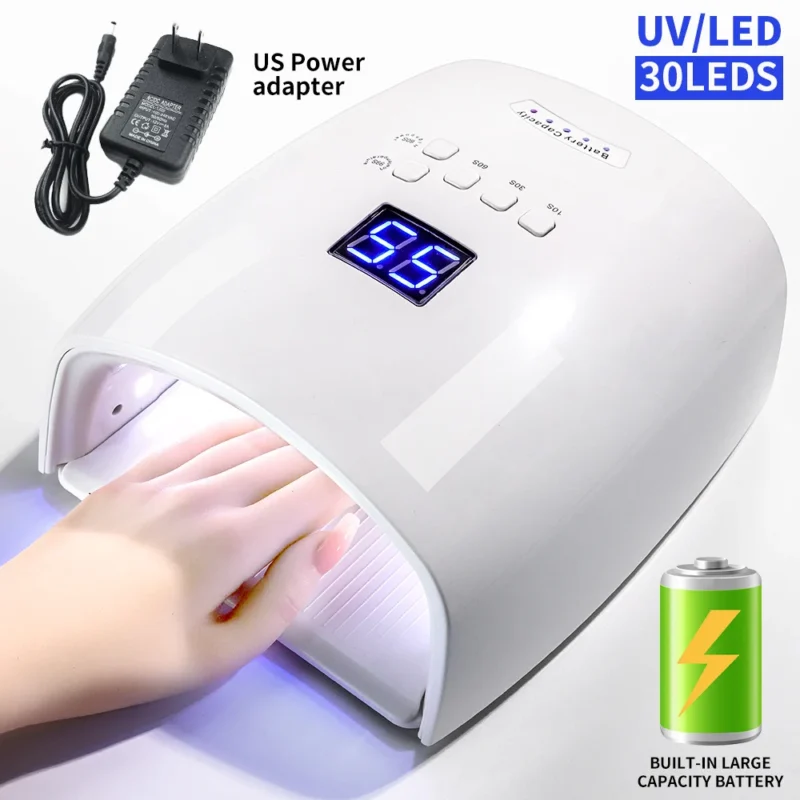 Led Nail Lamp 66w Wireless Rechargeable Spu811091521406 3