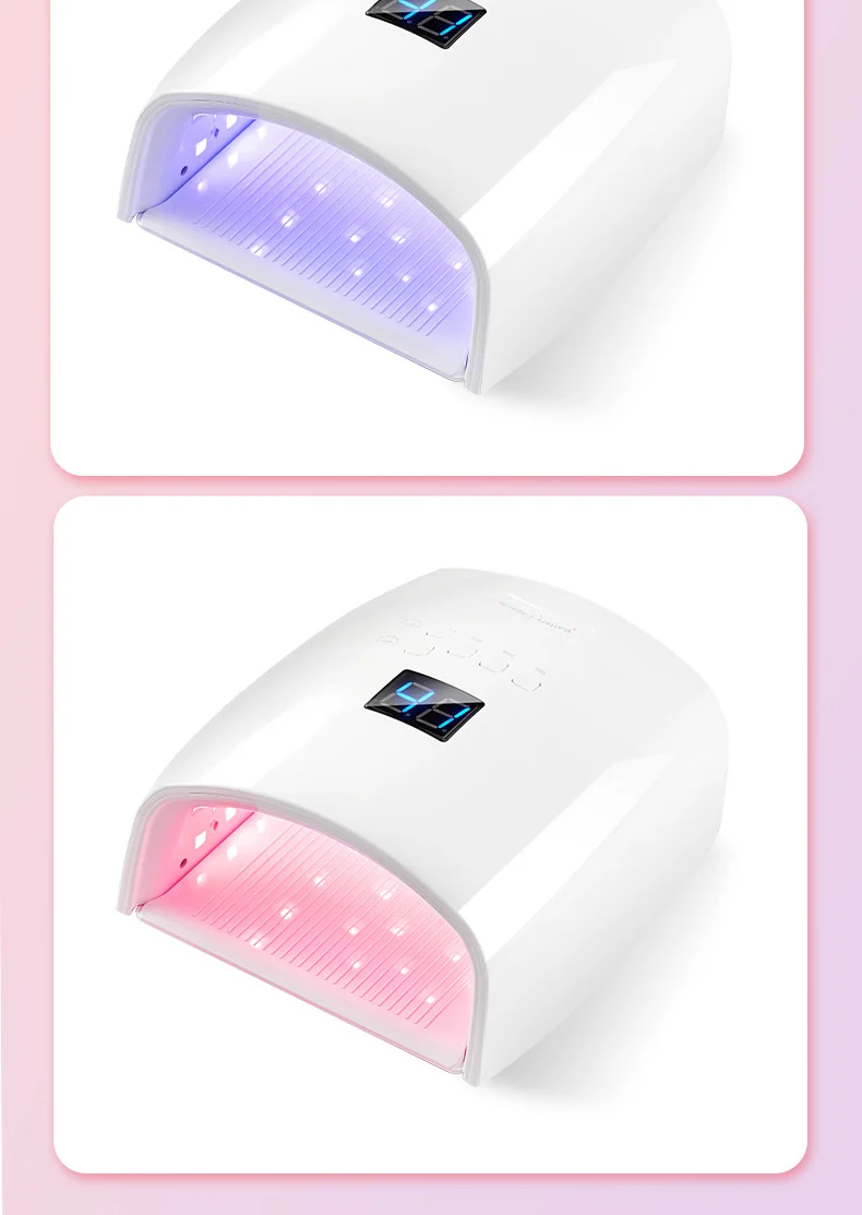 LED Nail Lamp 66W Wireless Rechargeable S10 UV Nail Dryer for Gel Polish Professional Manicure Machine 6 led nail lamp 66w wireless rechargeable spu811091521406 desc 6