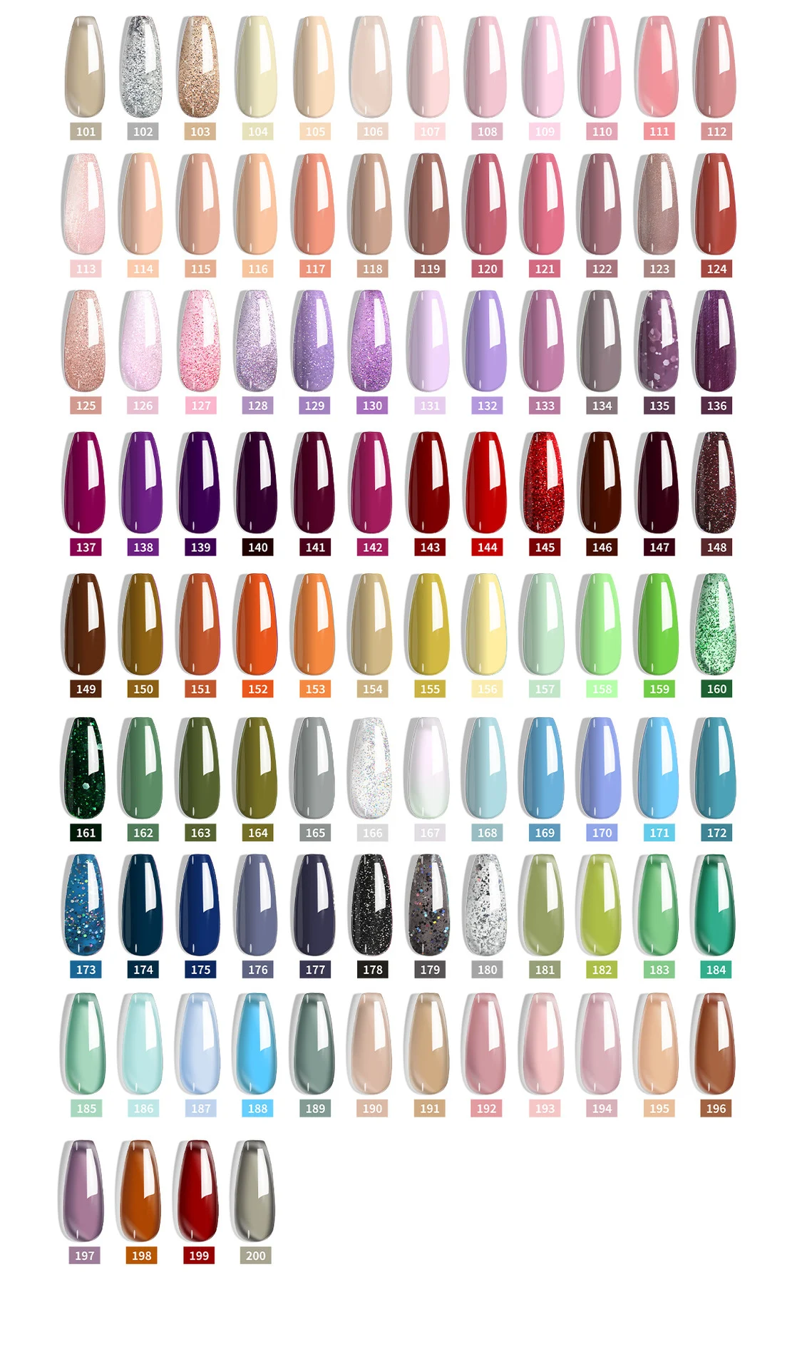 limegirl 12 color gel nail polish set macaron glitter kit spu998808659663 desc 9