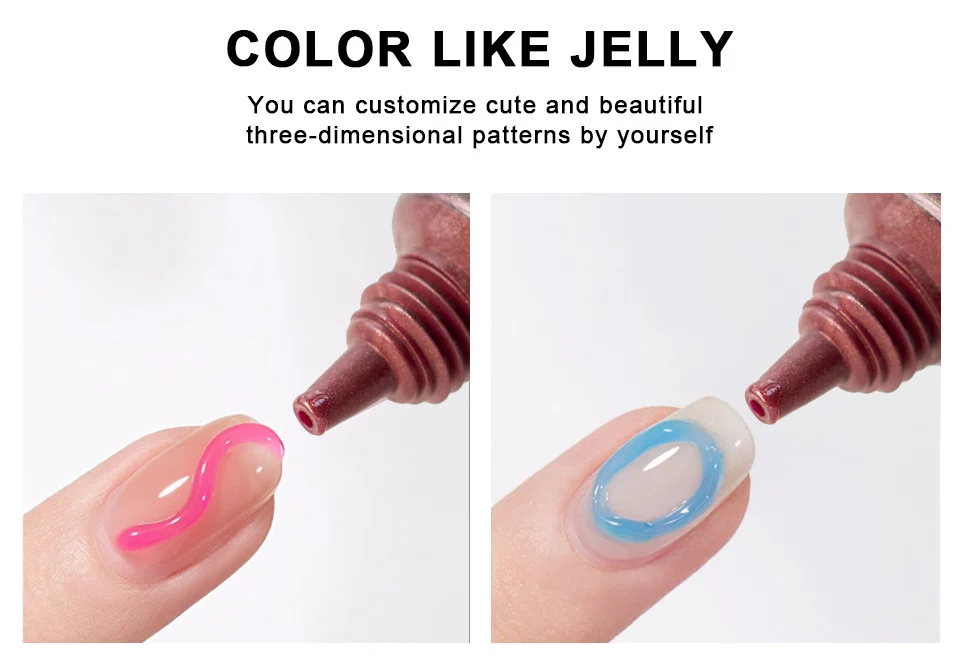 Limegirl 3D Nail Art Sculpting Gel - 5D Candy Modeling, Thermal Color Change & Spider Drawing UV LED Soak Off Manicure Paste 11 limegirl 3d nail art sculpting gel kit spu901469564410 desc 11