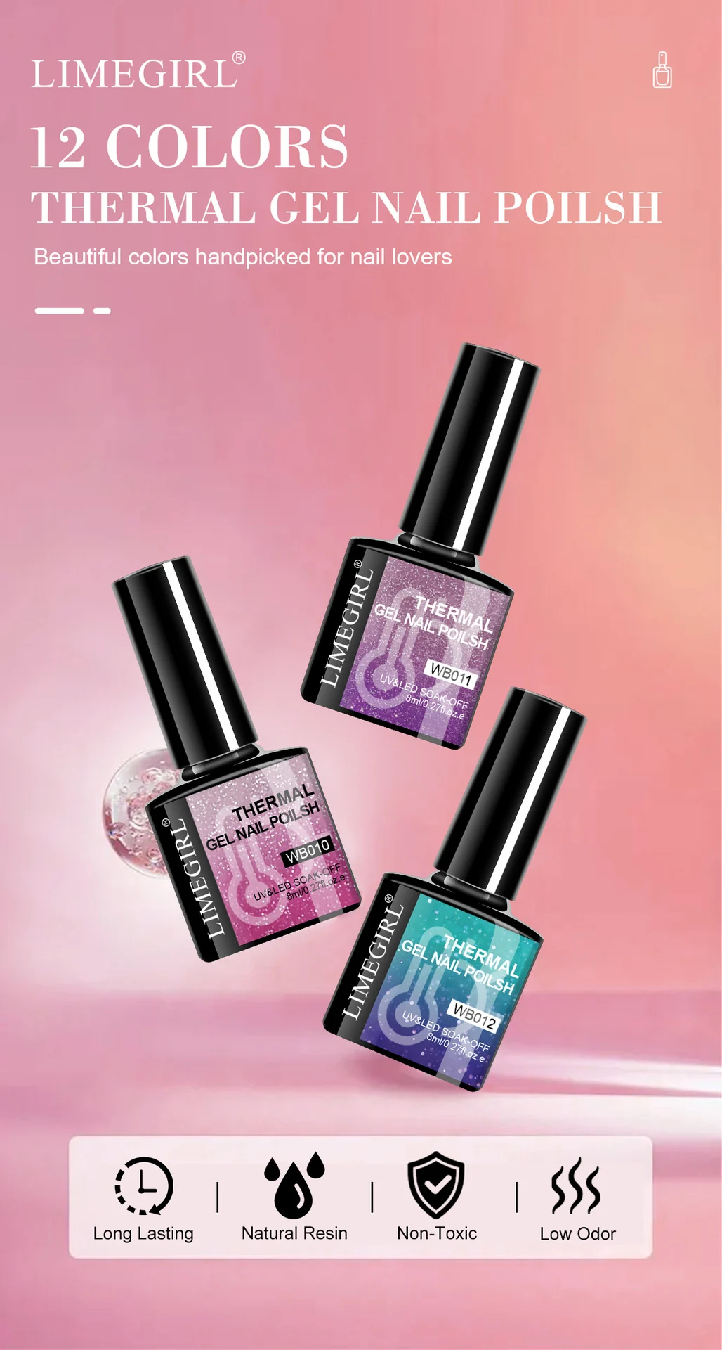 Limegirl 3D Nail Art Sculpting Gel - 5D Candy Modeling, Thermal Color Change & Spider Drawing UV LED Soak Off Manicure Paste 18 limegirl 3d nail art sculpting gel kit spu901469564410 desc 18