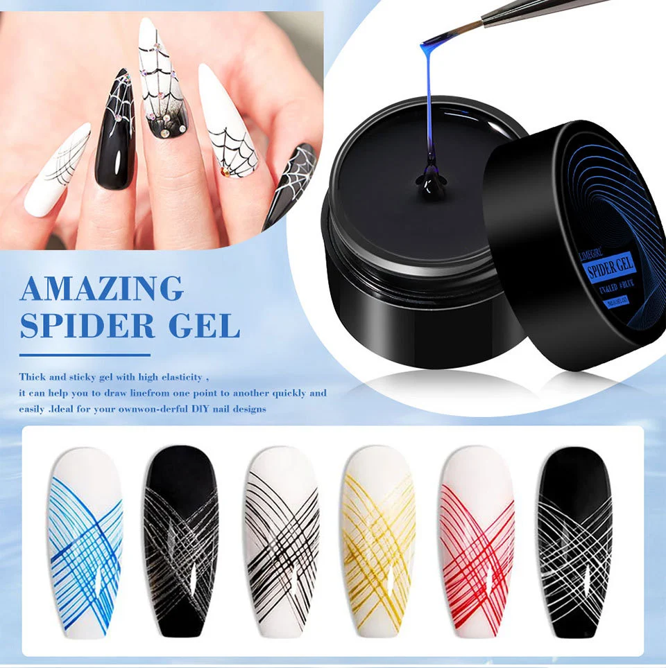 Limegirl 3D Nail Art Sculpting Gel - 5D Candy Modeling, Thermal Color Change & Spider Drawing UV LED Soak Off Manicure Paste 28 limegirl 3d nail art sculpting gel kit spu901469564410 desc 28
