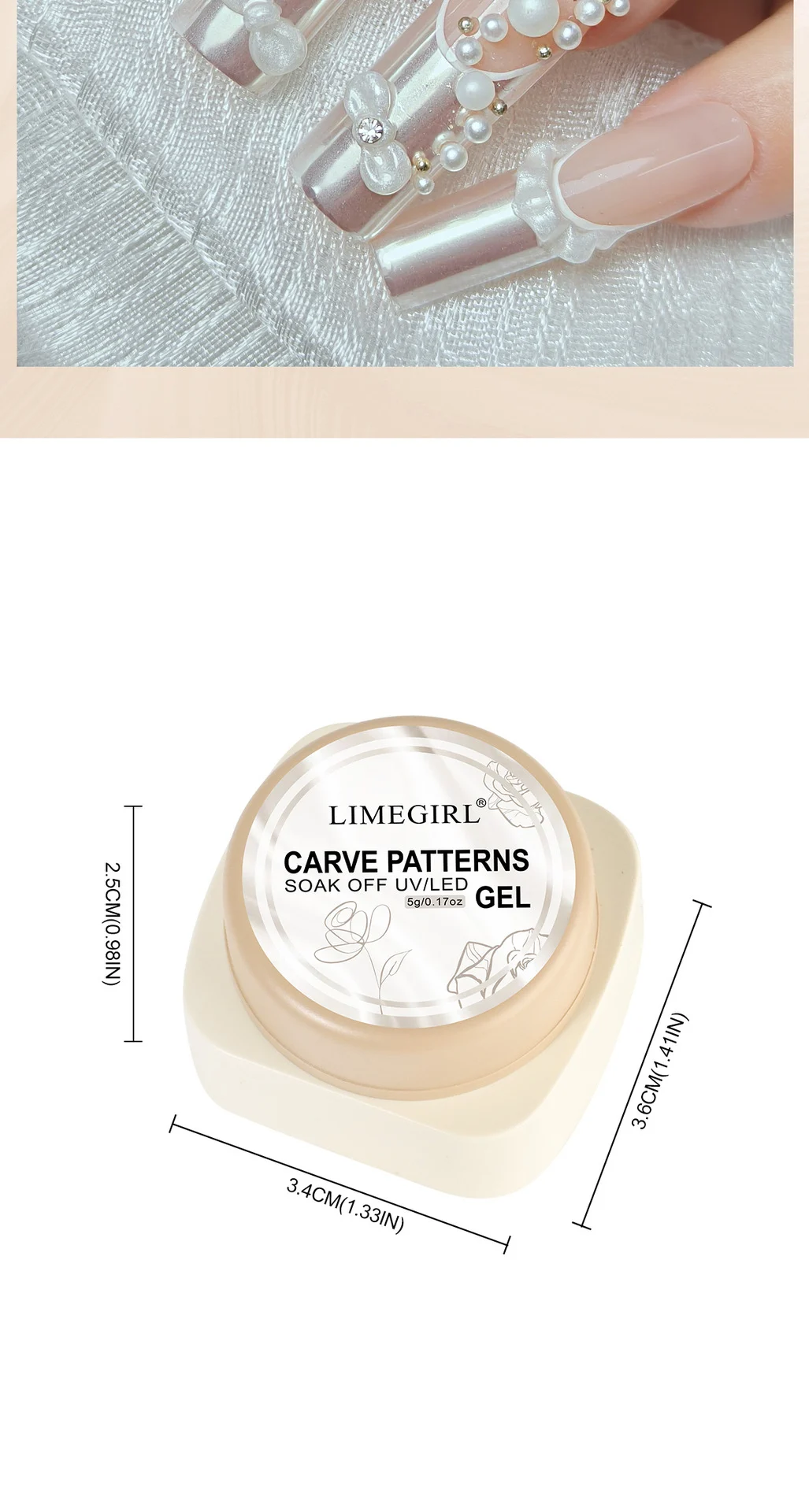 Limegirl 3D Nail Art Sculpting Gel - 5D Candy Modeling, Thermal Color Change & Spider Drawing UV LED Soak Off Manicure Paste 9 limegirl 3d nail art sculpting gel kit spu901469564410 desc 9