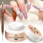 Limegirl 3D Nail Carving Gel Set Non-Stick Solid Modeling Clay for Embossed Art & DIY Sculpture