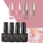 Gel Polish Set Limegirl 4-Color Nude Series UV LED Soak Off Nail Art Lacquer