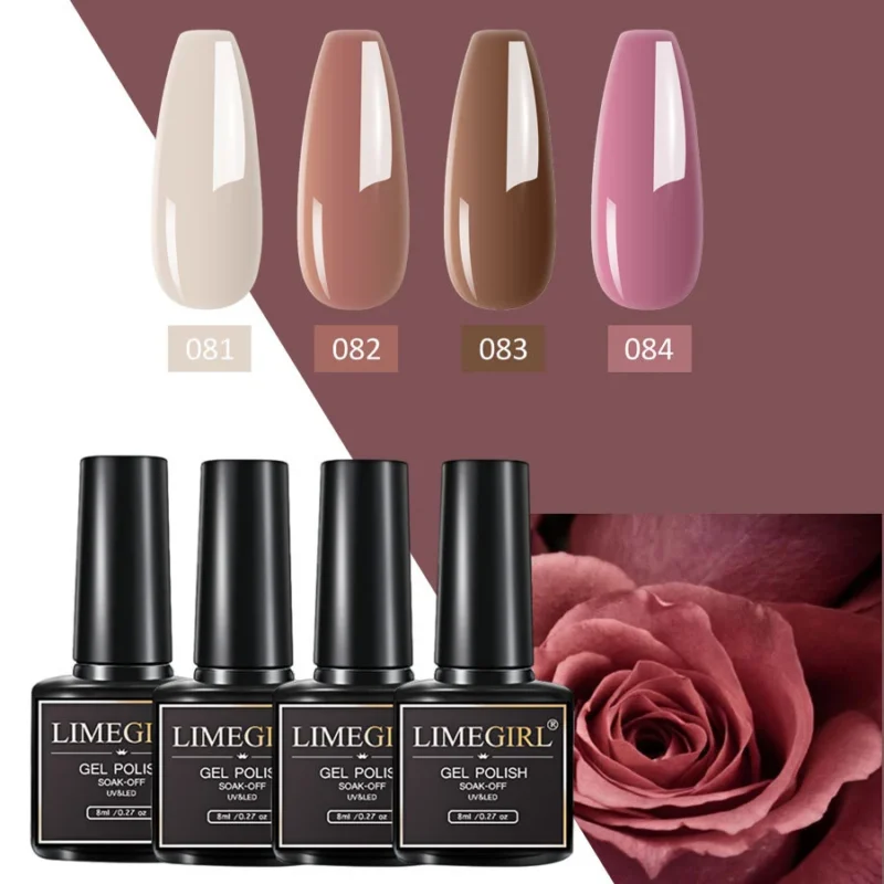 Limegirl 4 Color Gel Polish Set Spu747675414291 5