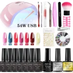 Limegirl 54w Nail Lamp Gel Polish Kit Spu650873803297 3