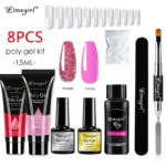 Limegirl 8pcs Poly Gel Nail Extension Kit Spu651943769829 5