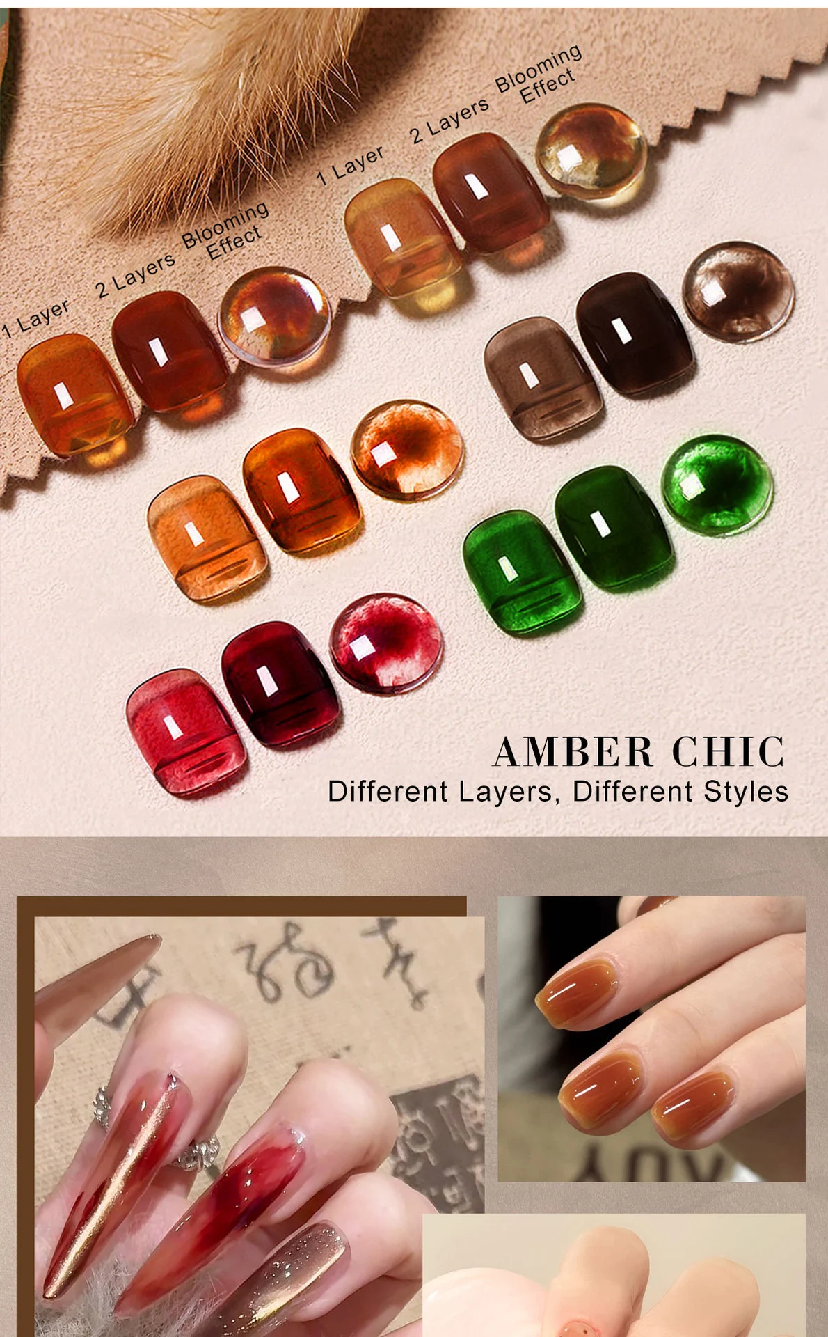 limegirl amber gel nail polish set spu1010940848605 desc 5