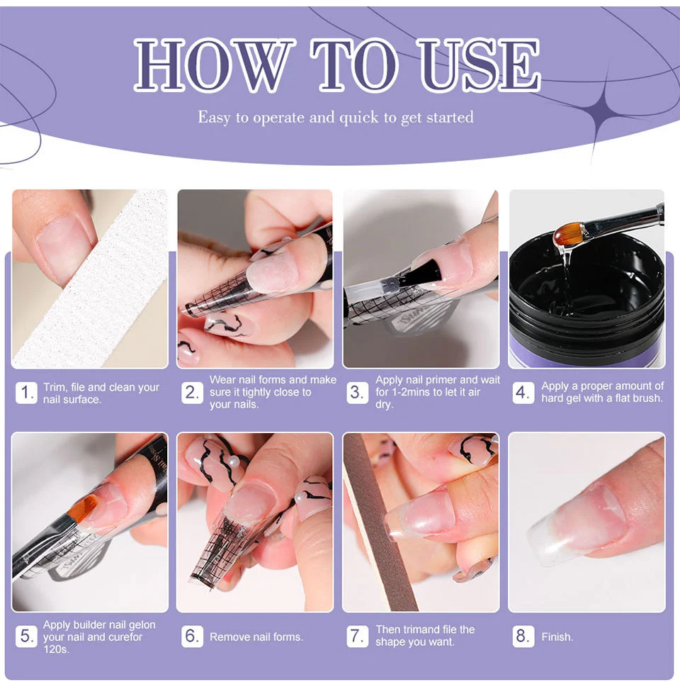 Builder Nail Gel Limegirl 150g Hard Gel for Nail Extension and Strengthening Professional UV/LED Sculpting Gel 8 limegirl builder nail gel 150g spu803720724898 desc 8