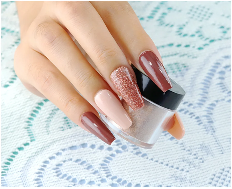 Dip Powder Nail Kit Limegirl Professional Manicure System with Glitter Powders and Liquid Set for DIY Home Salon 18 limegirl dip powder nail kit spu1008229783146 desc 18