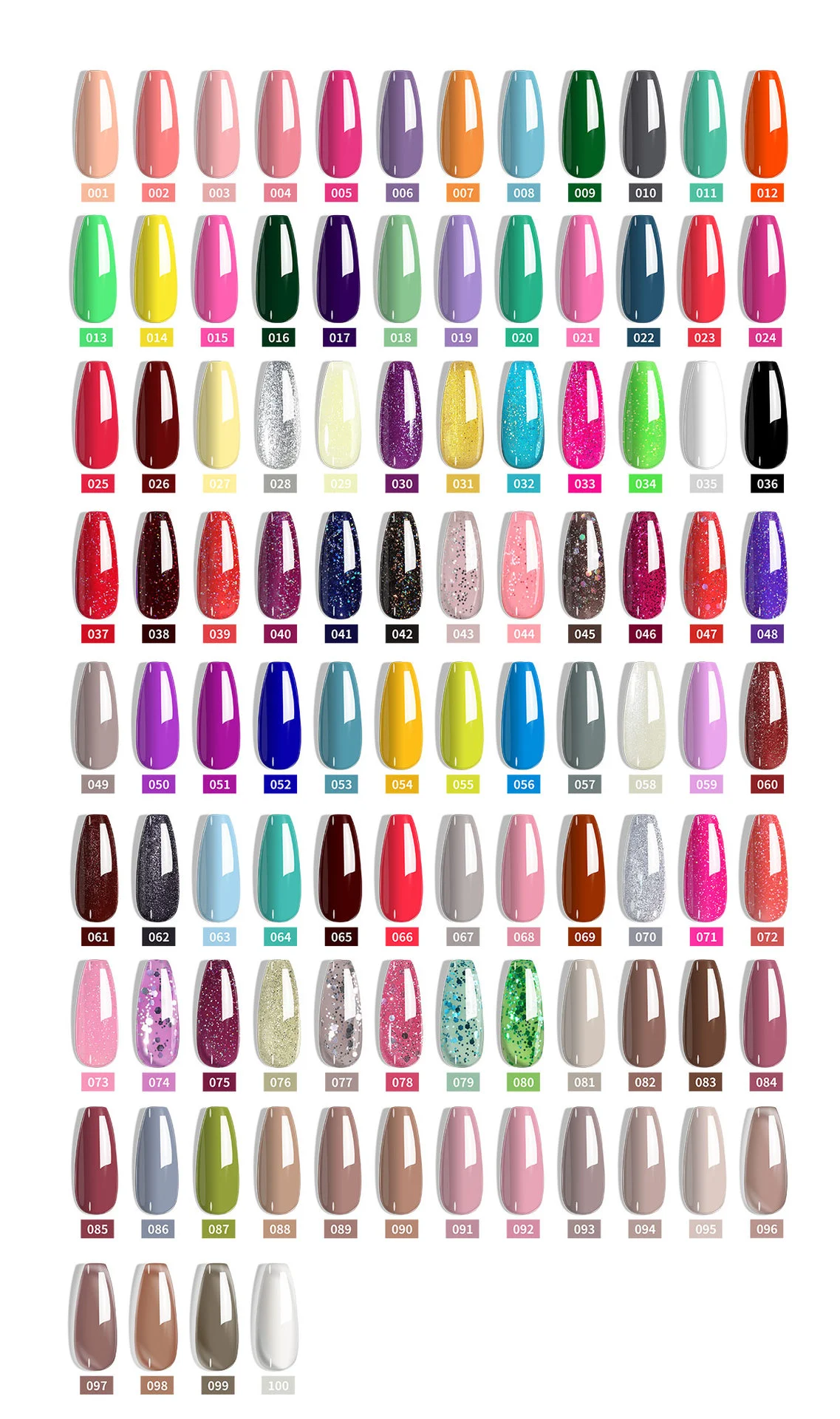 Gel Nail Polish Kit 8 Colors UV LED Soak Off Manicure Set with Base and Top Coat 10 limegirl gel nail polish kit 8 colors spu854502042122 desc 10