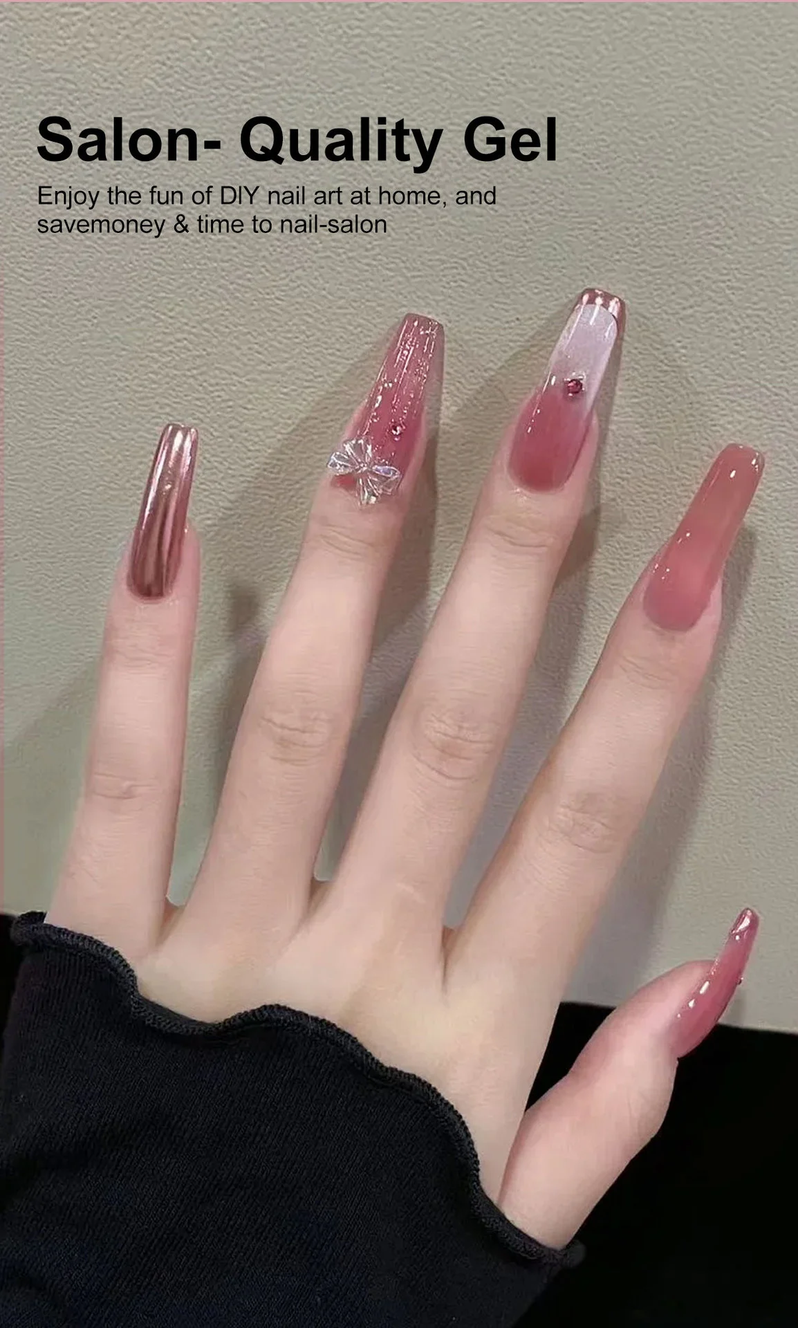 Gel Nail Polish Kit 8 Colors UV LED Soak Off Manicure Set with Base and Top Coat 4 limegirl gel nail polish kit 8 colors spu854502042122 desc 4