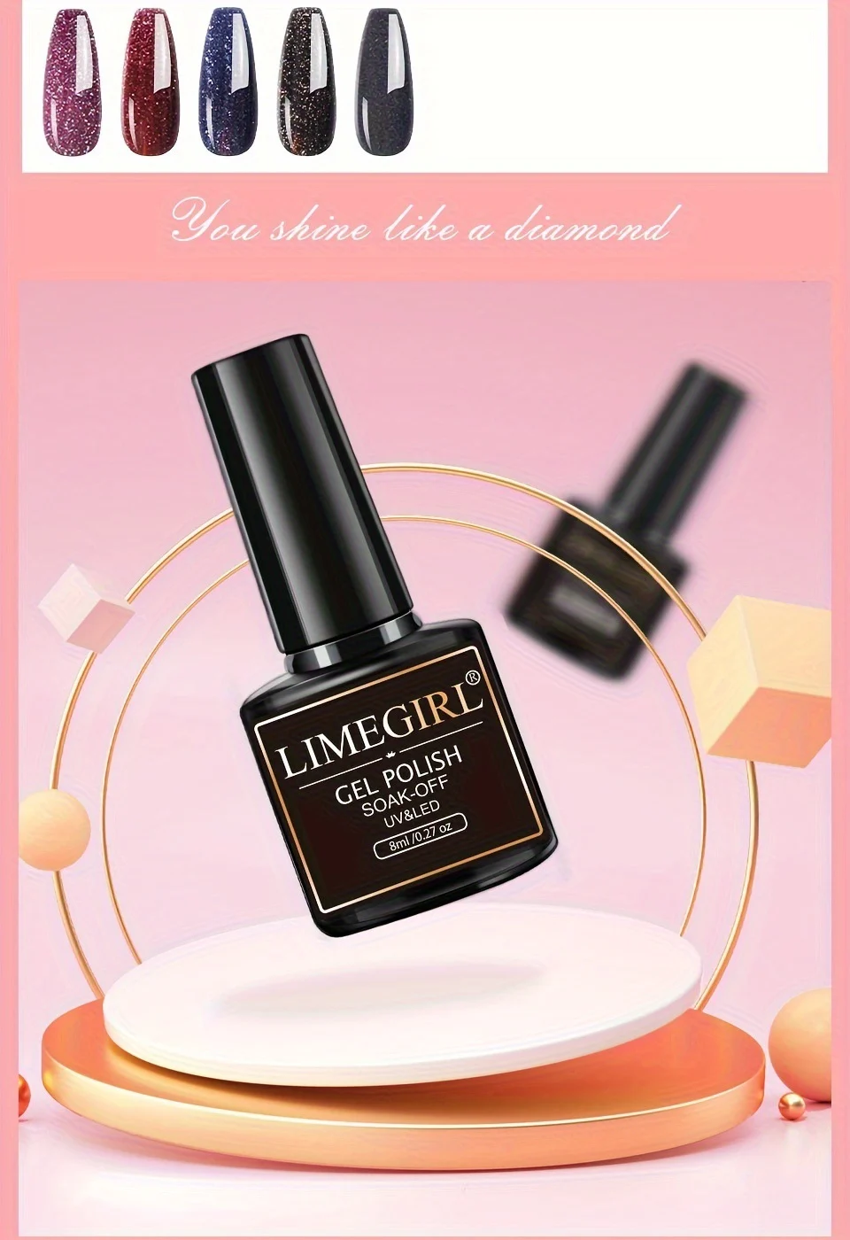 limegirl gel nail polish kit manicure set spu805529755207 desc 3