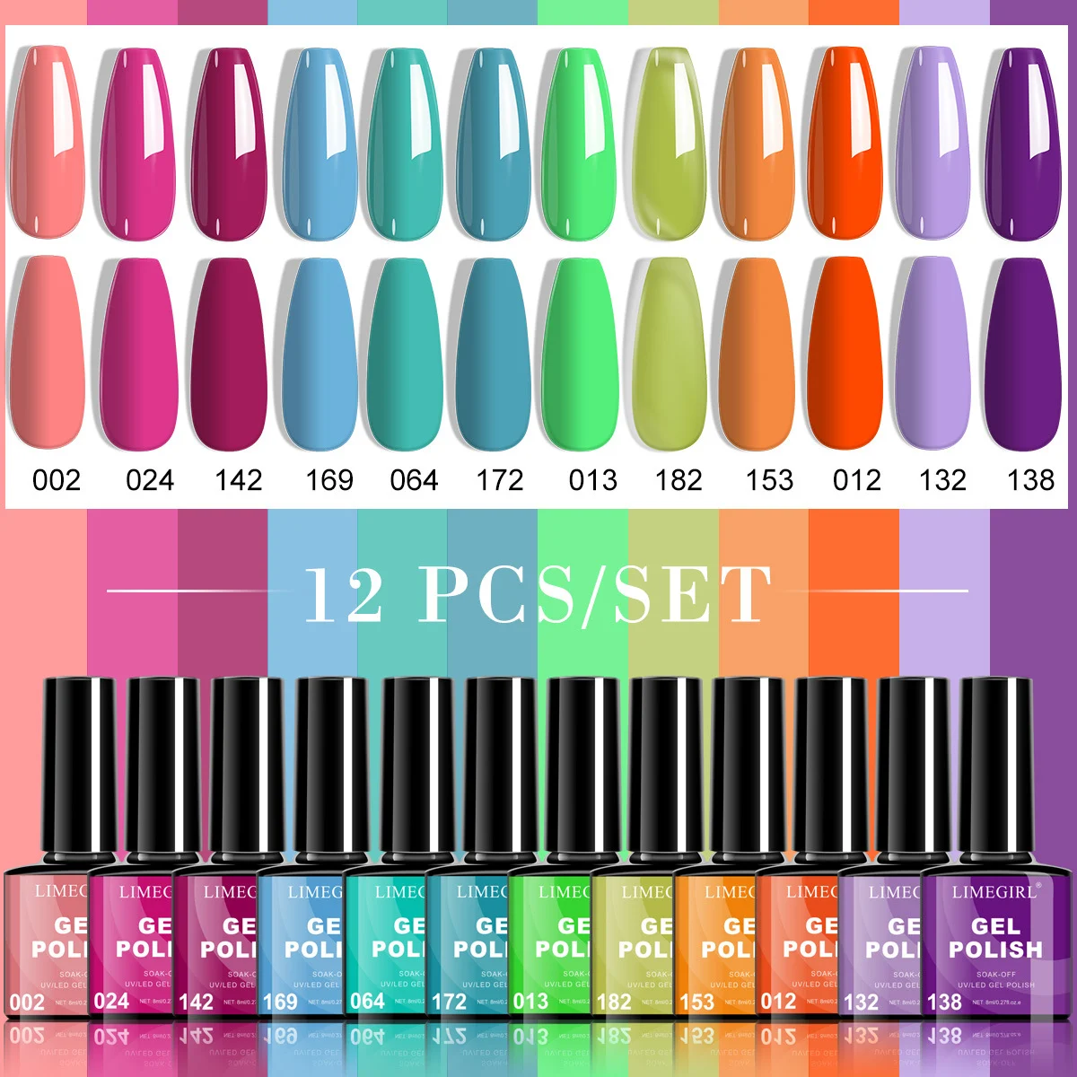 limegirl gel nail polish set 12 colors uv led soak off spu995908639801 desc 9