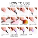 Limegirl Gel Nail Polish Set 7 Colors Spu895794342487 5