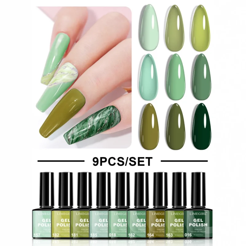 Limegirl Gel Nail Polish Set 9 Colors Spu999049063348 2