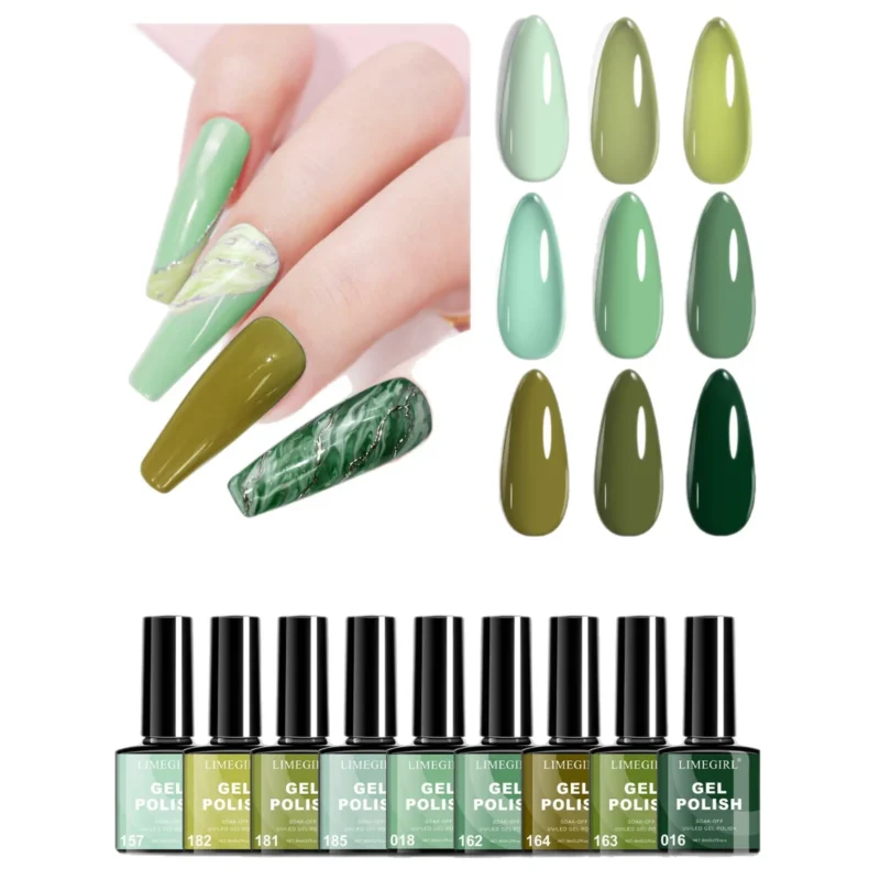 Limegirl Gel Nail Polish Set 9 Colors Spu999049063348 6