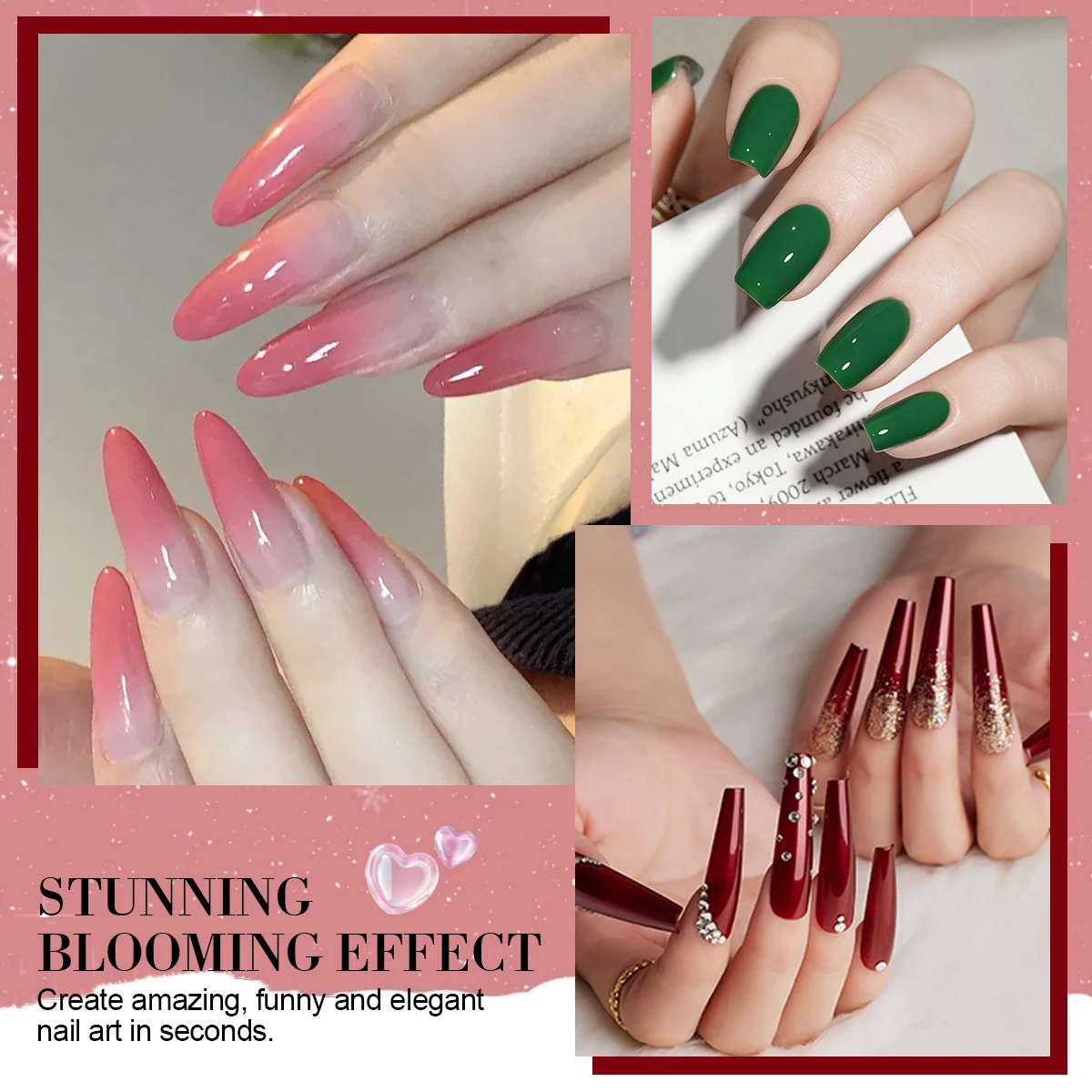 Gel Nail Polish Set, Limegirl 2-Color UV LED Soak Off Varnish for Professional Salon and DIY Manicure, 8ml 5 limegirl gel nail polish set spu997438295819 desc 5