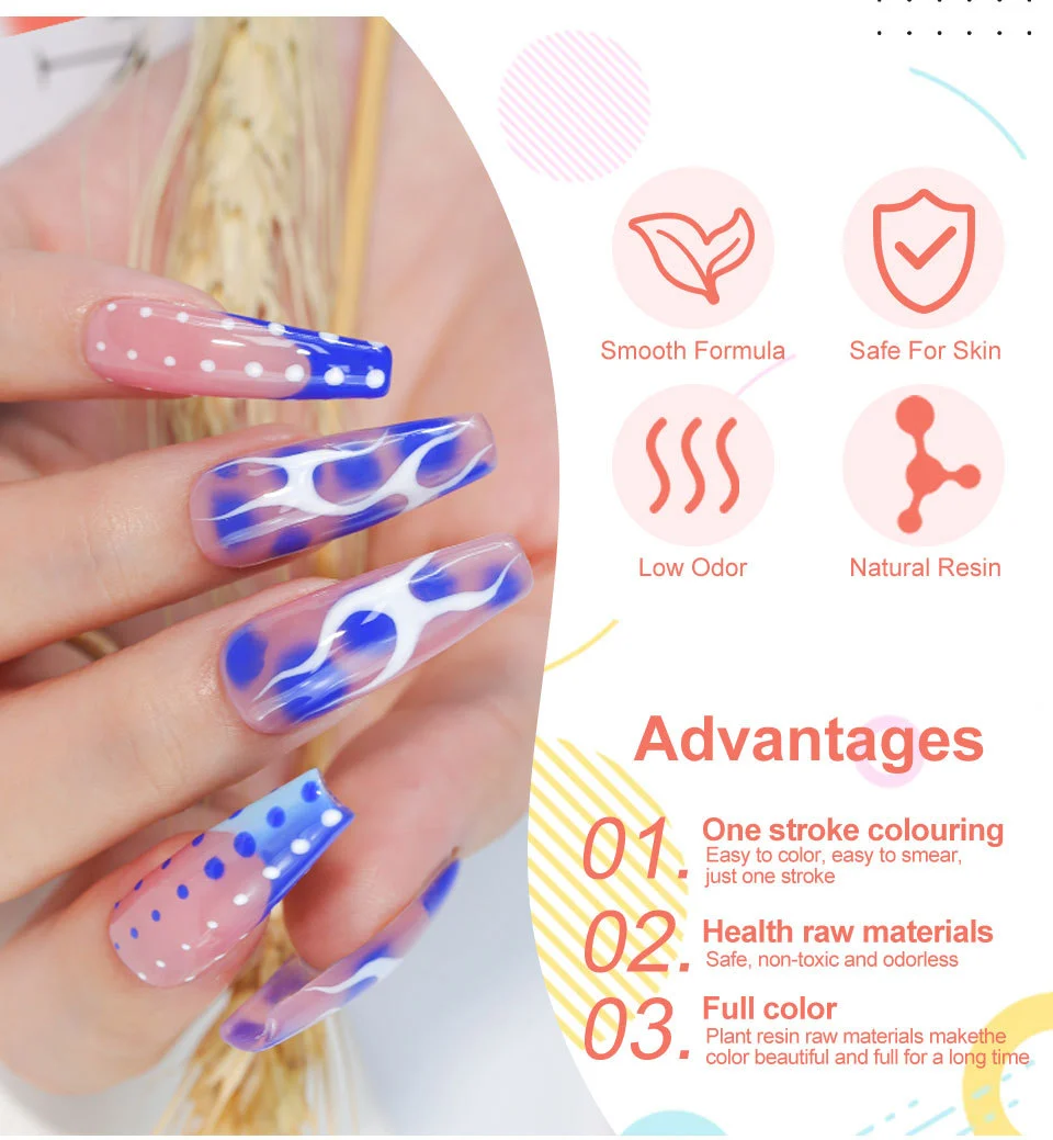 LIMEGIRL Gel Nail Polish - UV LED Soak Off Nail Art Varnish 7ml Glass Bottle - High Pigment Salon Manicure Color 3 limegirl gel nail polish uv led soak off glass bottle spu997886105383 desc 3