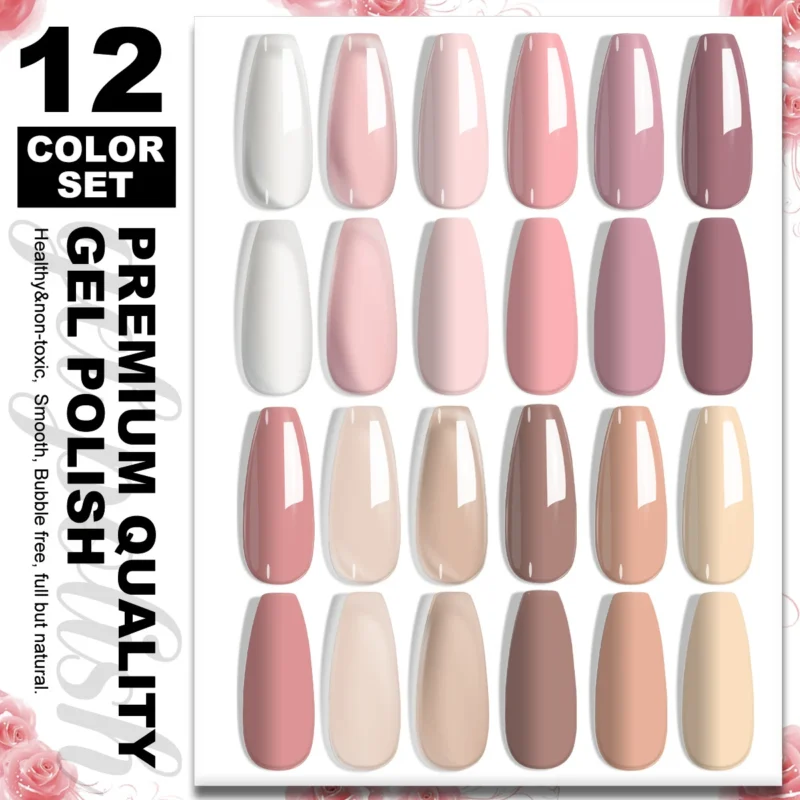 Limegirl Gel Polish Kit 12 Colors Uv Lamp Spu911552454898 3