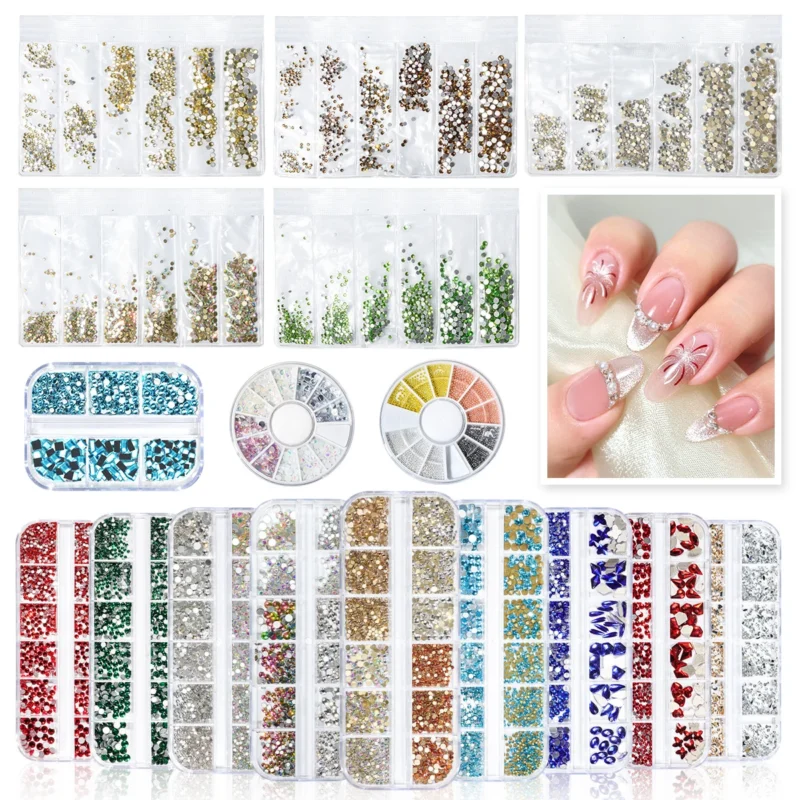 Limegirl Mixed Nail Art Rhinestones Resin Gems Spu891794738336 2