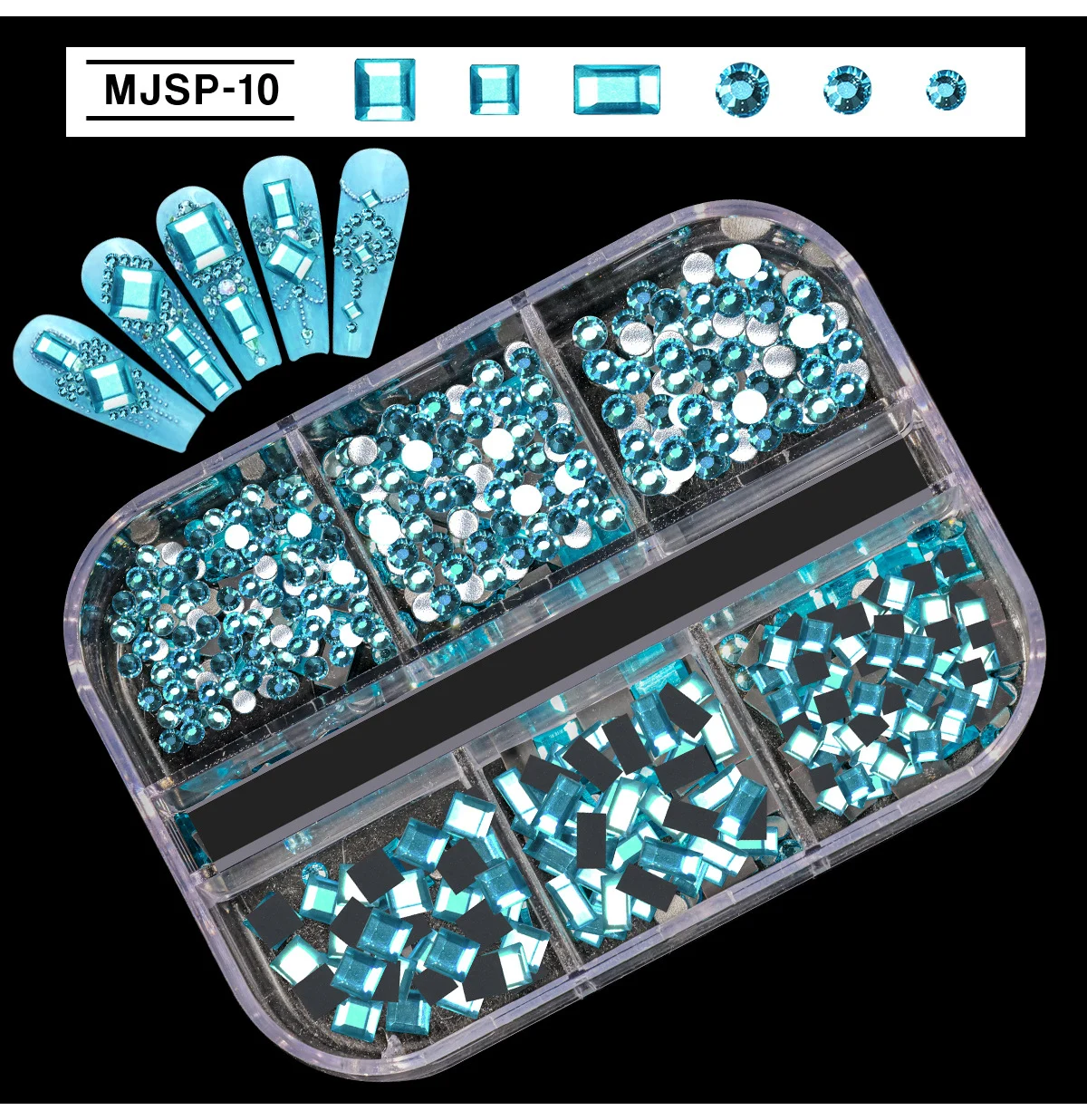 limegirl mixed nail art rhinestones resin gems spu891794738336 desc 13